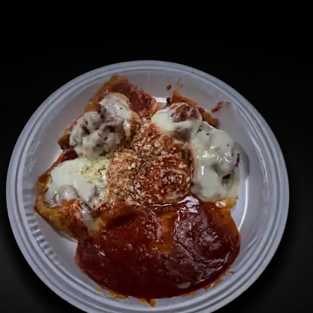 Chicken Parmesan Bites.