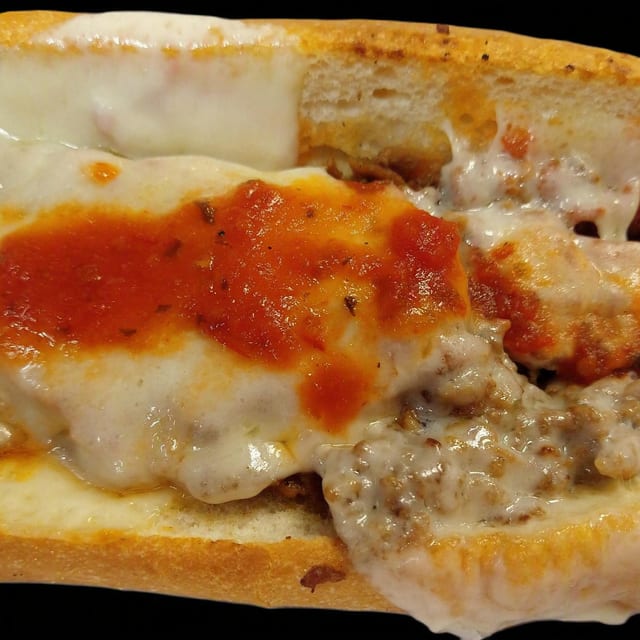 Pizza Steak Hoagie.