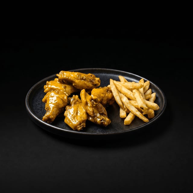 Wednesday – 6 wings & Fries.