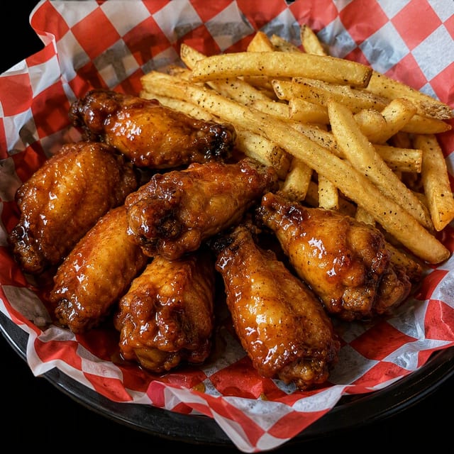 Wednesday – 6 Wings & Fries.