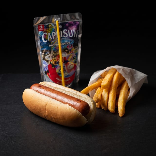 Kid Philly Frank with Fries.
