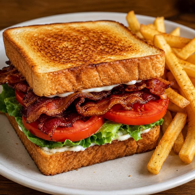 BLT on Texas Toast & Fries.