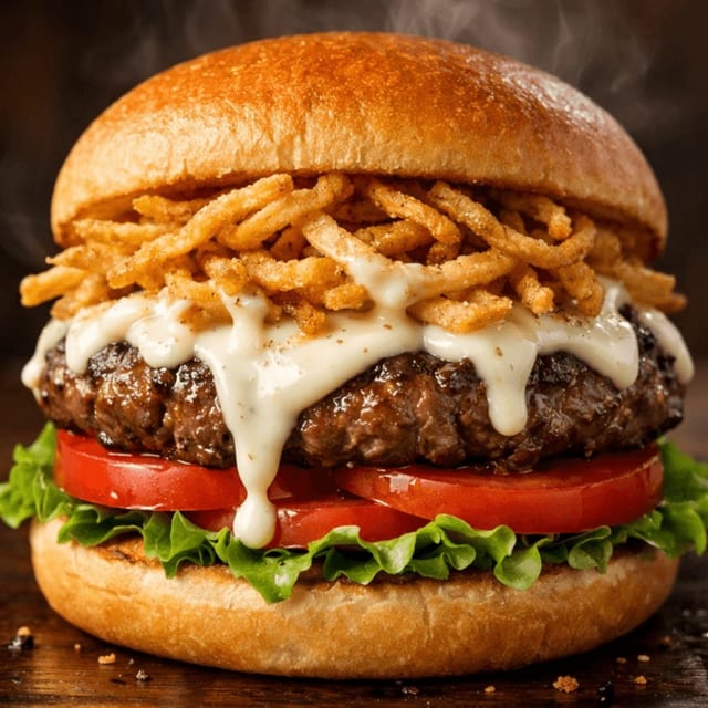 Tuesday – Burger & Fries.